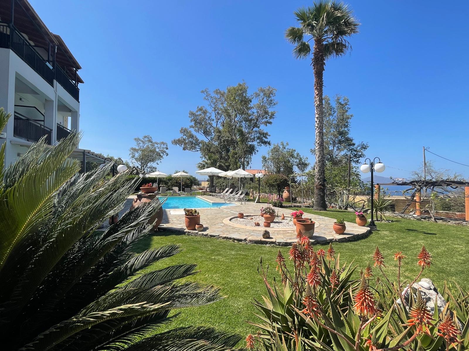 Kalimera Apartments — pool, garden, sea view balcony, bedrooms